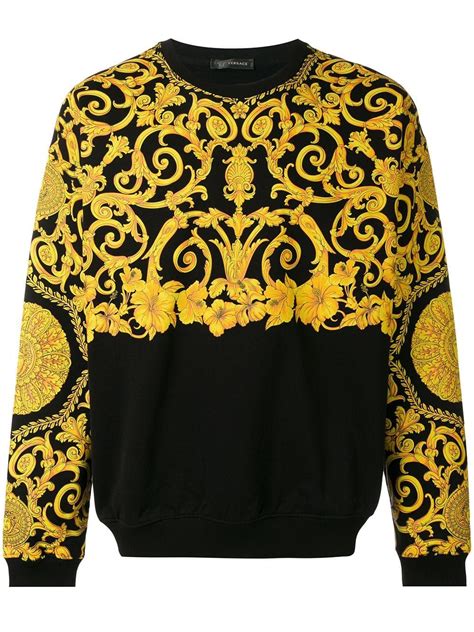 versace black and gold sweatshirt|hi shirts ru versace.